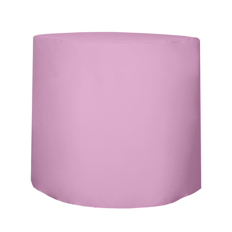 Javin Solid Color Round Tablecloth, Pink Balloon, 3