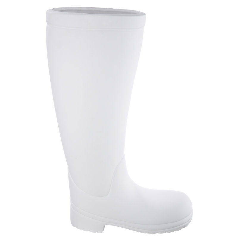 Elborough Ceramic Freestanding Umbrella Stand, White
