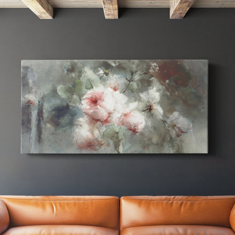 Botanical Series-CECXCV III - Toile tendue avec châssis - Prêt à être accroché, H 20 po x l 40 po