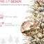 Arbre de Noël 850 branches de 7,5 pi, 350 lumières claires et chaudes, ouverture automatique, conception floquée, ignifuge, décoration jaune facile à installer, structure d'installation