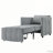 Upholstered Convertible Fold Out Chair Bed with 5-Position Adjustable Backrest, Side Pockets and a Storage Basket-112704321