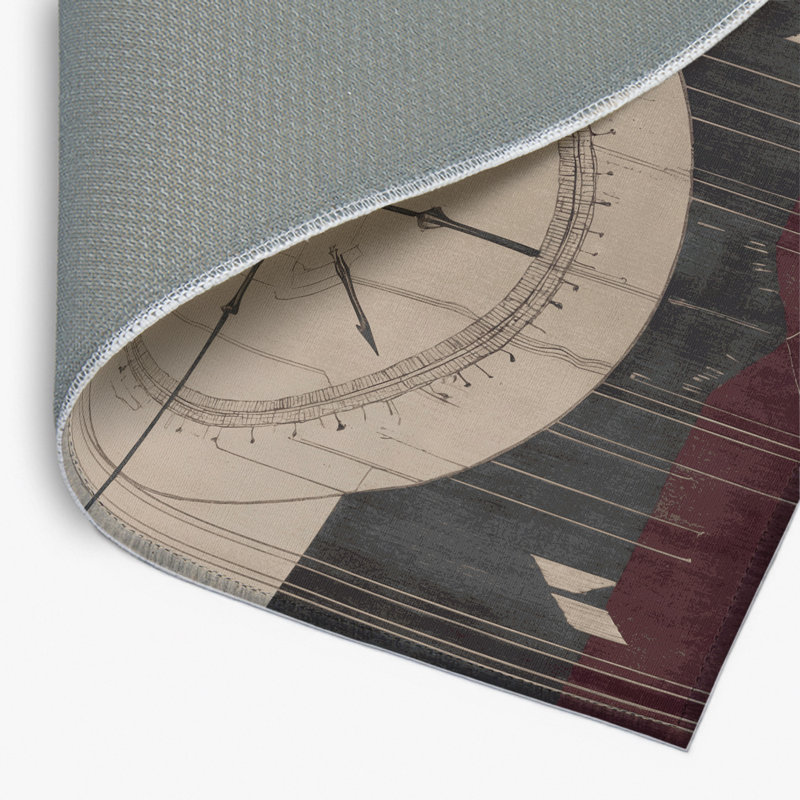 Tapis intérieur et extérieur en toile Courtly, Rectangle 9 pi x 12 pi