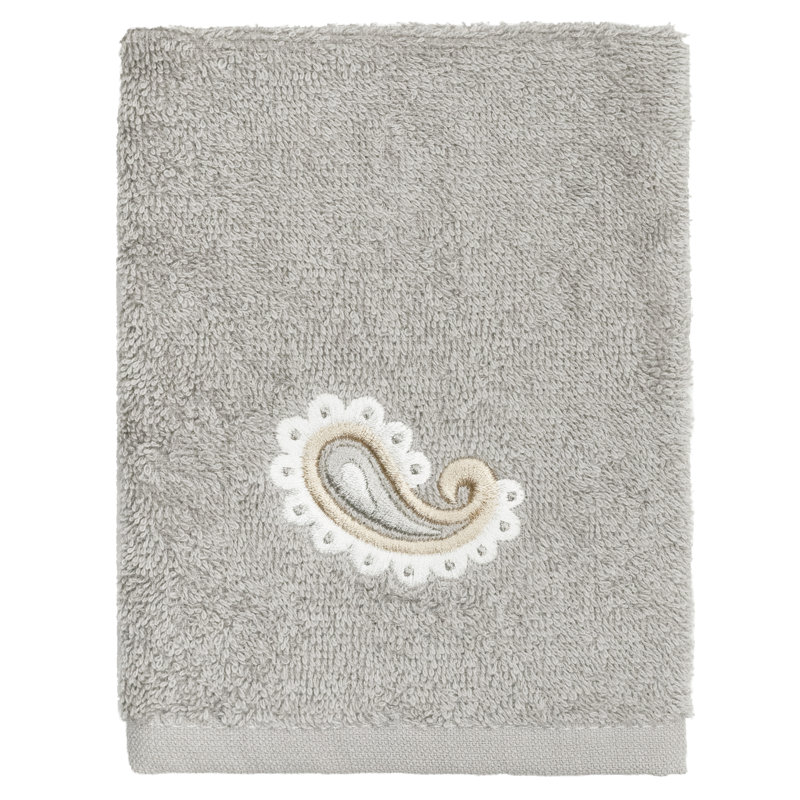  Essuie-mains 100% coton turc, Gris clair