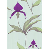 Orchid Floral Wallpaper Roll