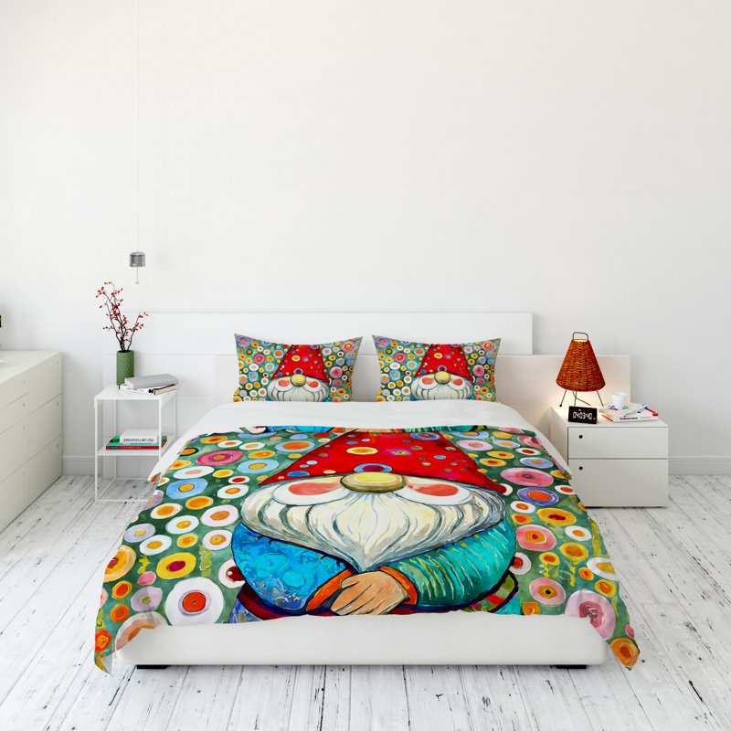 Modern & Contemporary Polyester Duvet Cover, King Duvet Cover + 2 King Shams