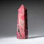Véritable pointe de rhodonite impériale polie authentique de Madagascar (3,6 lb)