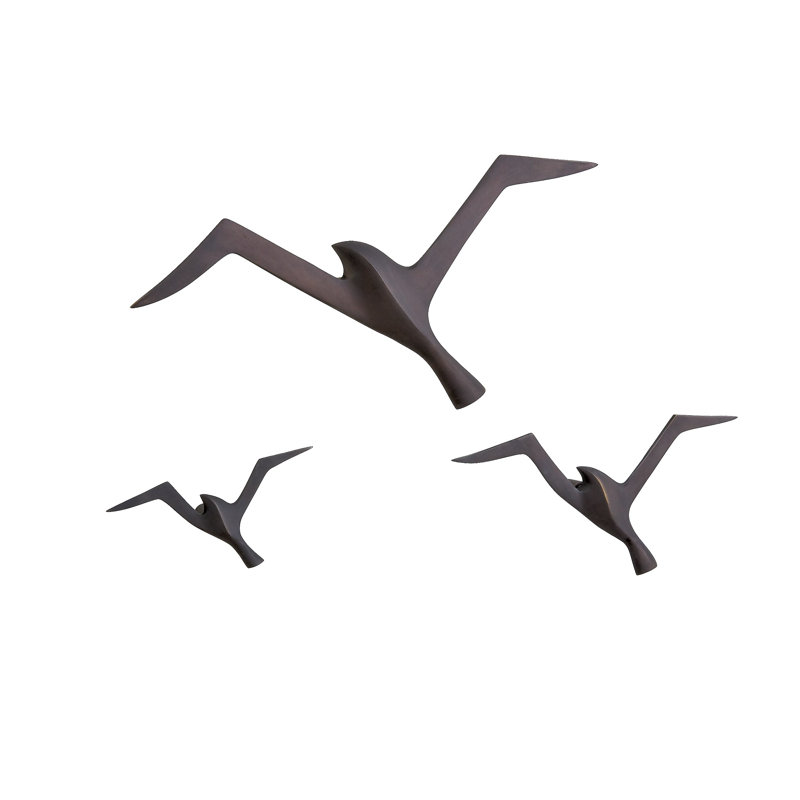 Handmade Metal Wall Decor, Matte Black