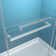 57" - 60" W X 79" H Frameless Double Sliding Shower Door With Upgraded Crashproof System Technology