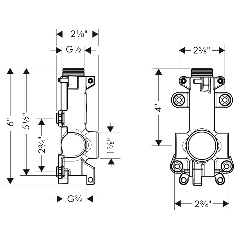 Axor Starck Extension Pipe Basic Set