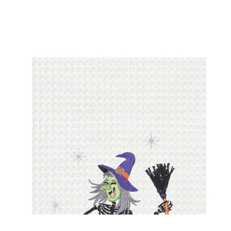 Torchon de cuisine Dancing Skeleton Witch