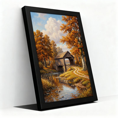 Art mural sur toile, "Pont couvert"