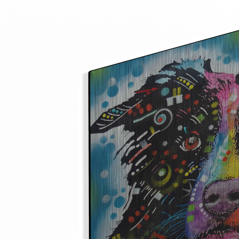 «Border Collie 3» par Dean Russo, H 12 po x l 16 po