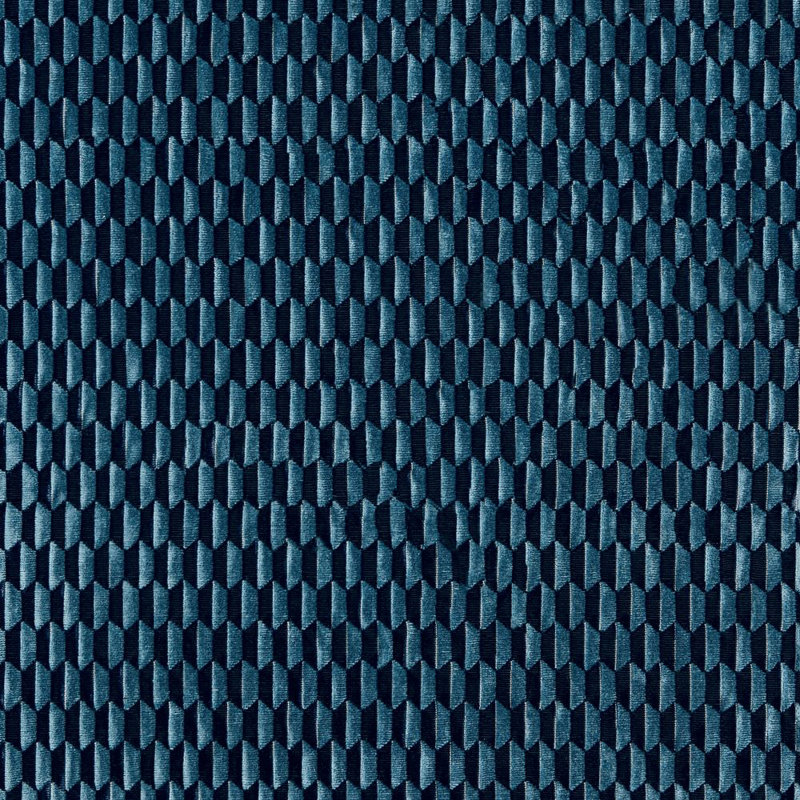 Tissu allegra La Boheme, Saphir / bleu marine