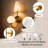 2-light Gold Plated Ceramic Wall Sconce