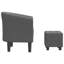 Danalyn Upholstered Barrel Chair with Ottoman-403885699