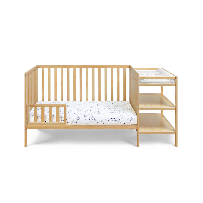 Lit de bébé convertible 3 en 1 Palmer, Naturel