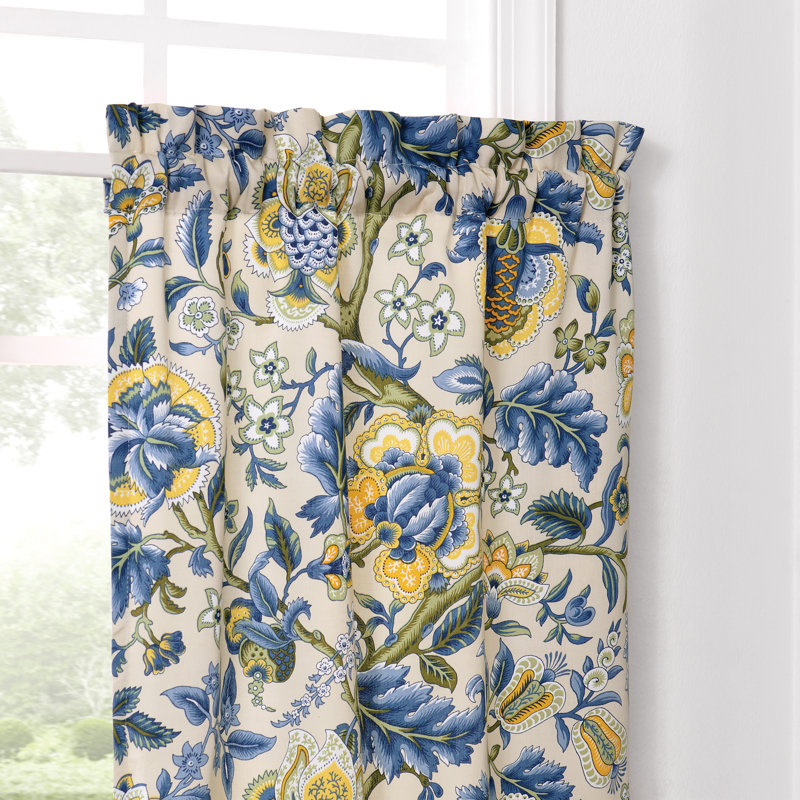 Panneau de satin 100% satin de coton Waverly, L 52 po x L 95 po