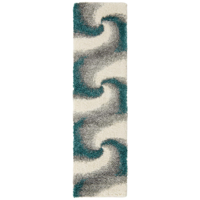 Dalpe Abstract Indoor Rug, Runner 2'7" x 10'
