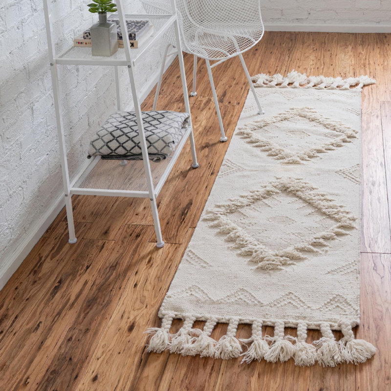 Shriver Performance Wool Geometric Indoor Rug, Runner 2'7" x 13'1"