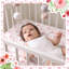 2 Pack Bow Crib Sheets For Coquette Bed Sheet Set Fitted For Standard Crib Mattress Stretchable Soft Toddler Aesthetic Nursery Decor