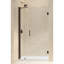 DreamLine Unidoor 38 - l 39 po x H 72 po sans cadre porte de douche avec bras de support en bronze huilé-121900679
