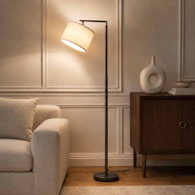Lampe sur pied arquée réglable 64 po 64 po