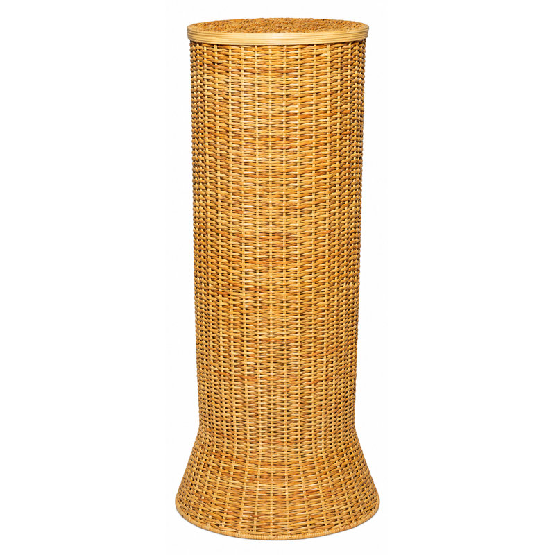 Round Wicker Pedestal