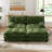 Modular Chenille Sectional Sofa U-shaped Cloud Couch With 2 Ottomans-1968653981