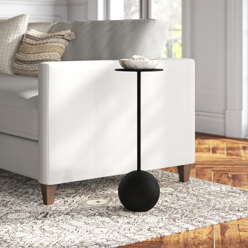 Table d'appoint Kea K, Noir mat