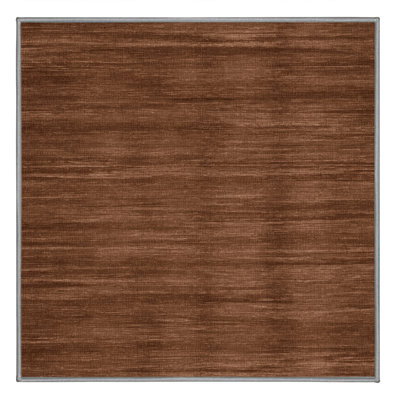 Machine Washable Solid Brown Area Rug