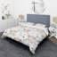 Mignon bébé éléphant arc-en-ciel - ensemble de housse de couette animaux - microfibre de polyester