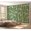 Murale abstraite pelez et collez Lally - motif géométrique vert-106566812