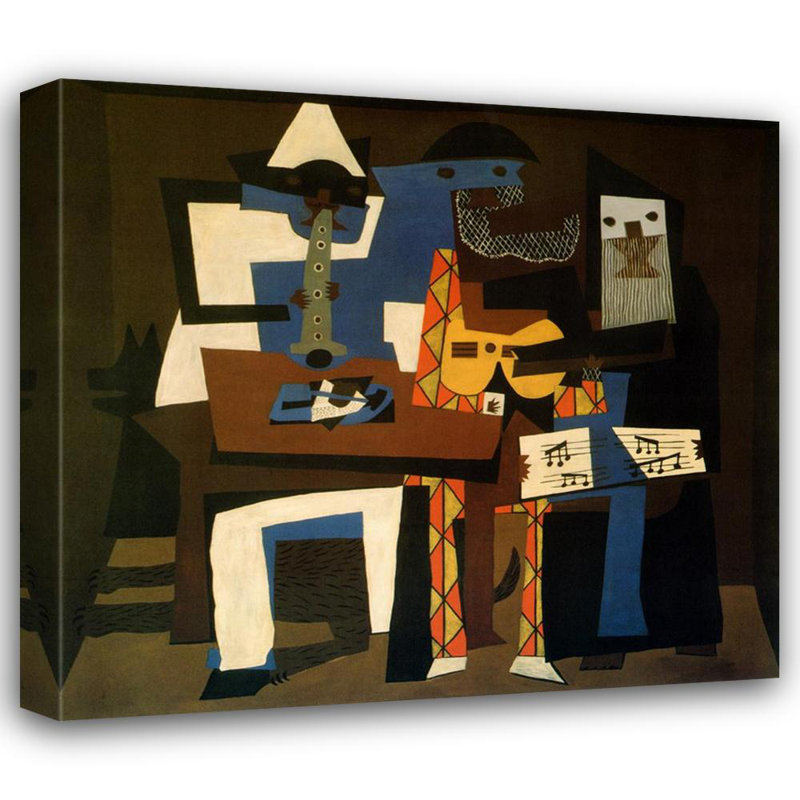 Trois musiciens, 1921 MCG-P650PF, H 36 po x l 40 po