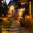 Large Geometric Hollow Design Solar Powered Integrated LED Outdoor Lantern (Set of 2) Solar Lighting