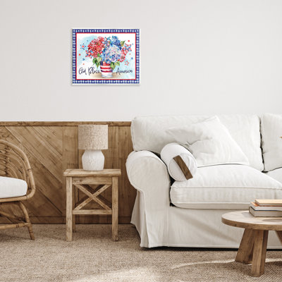 «God Bless America», plaque murale signée Nicole DeCamp