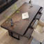 Bureau de luxe en pierre frittée clair-1659216363