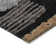 Machine Washable Indoor/Outdoor Cinead ACN1665 Black Rug