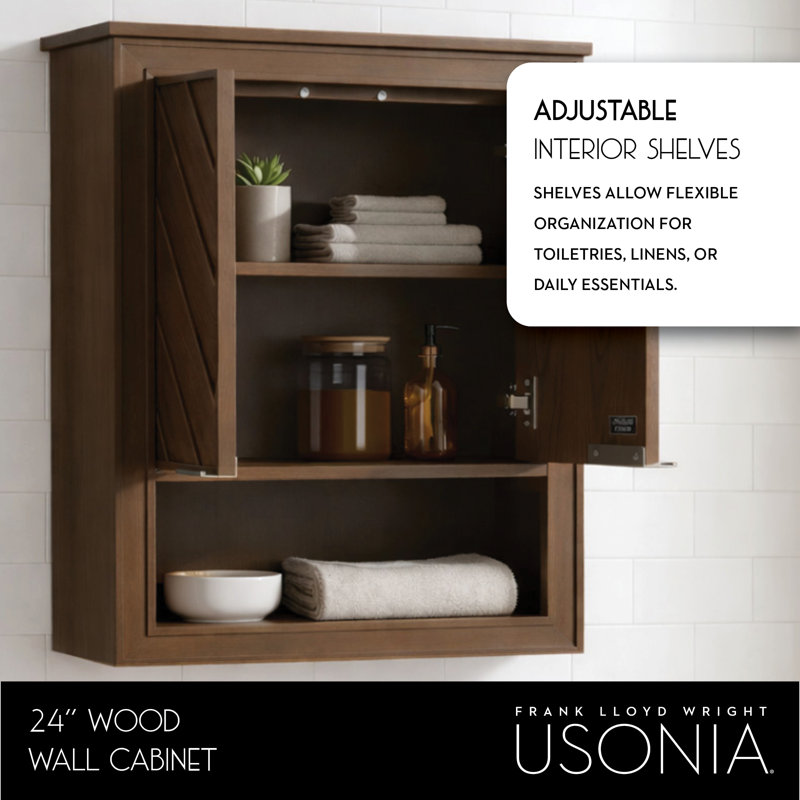 LaRay 24 Wood Wall Cabinet