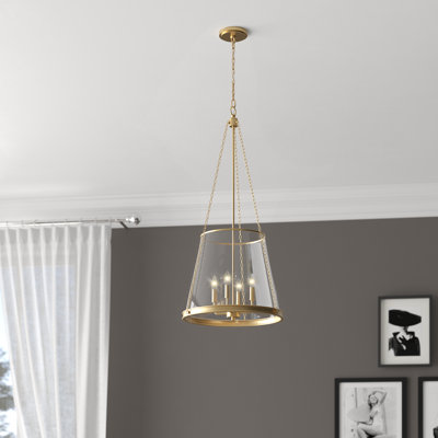 Luminaire suspendu 4 lumières Malvern