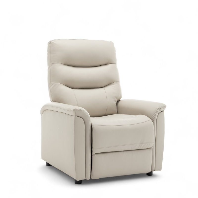 Manual Recliner Chair, Cream