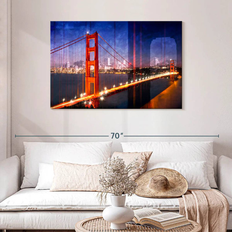 Lilie Golden Gate Bridge Composing, 30" H x 45" W