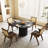 Cuji 47'' Round Pedestal Dining Table-1117090638