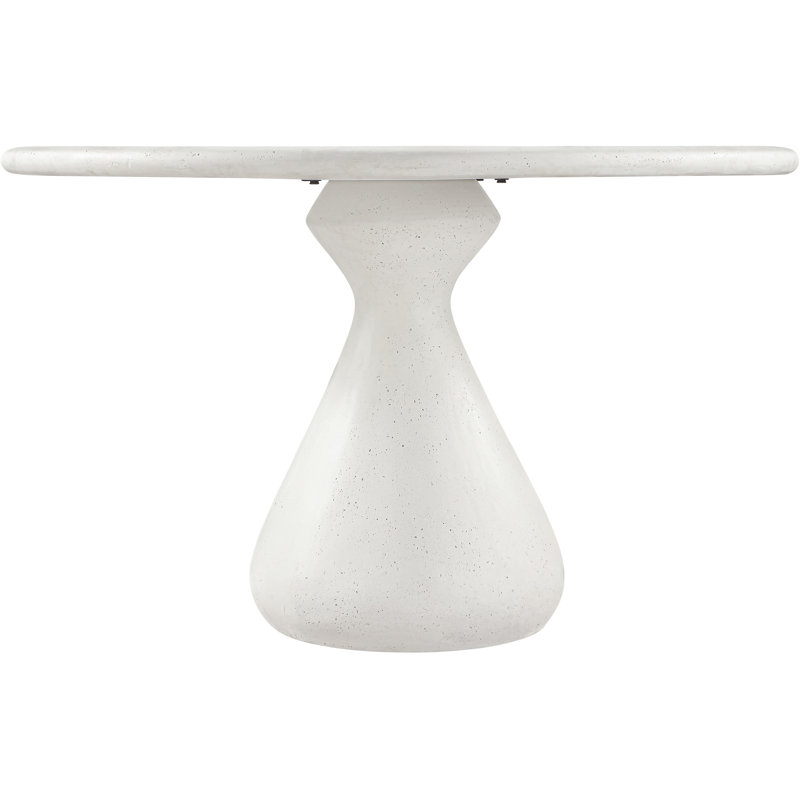 Table de salle à manger Sano Caja, H 30 po x l 48 po x P 48 po, Crème