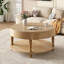 Table basse ronde avec rangement-320562134