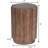 Digrazia Cement Round Outdoor Side and End Table, Modern Accent Table, Housewarming Gifts-1731036815