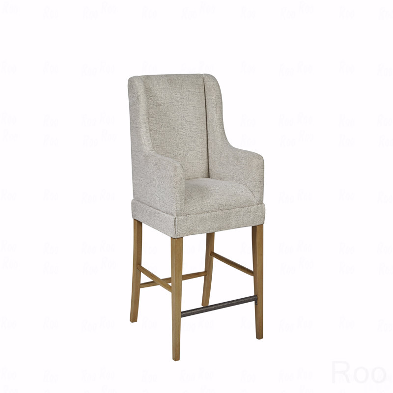 Upholstered Counter Stool, Tan