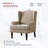 Wide Wingback Armchair Set Of 2-822889295