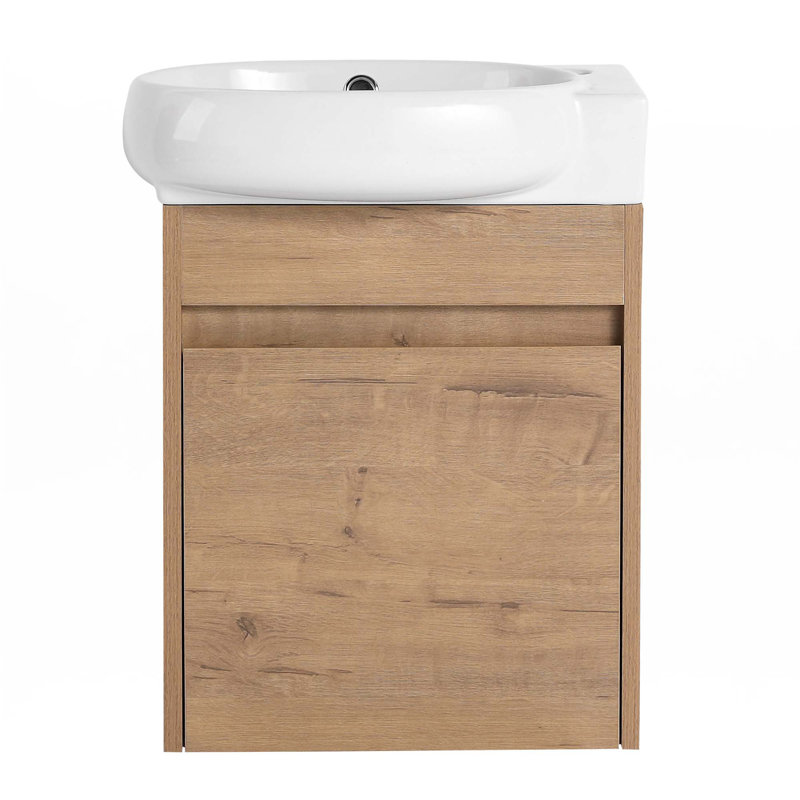 Petit meuble-lavabo 16 "avec lavabo