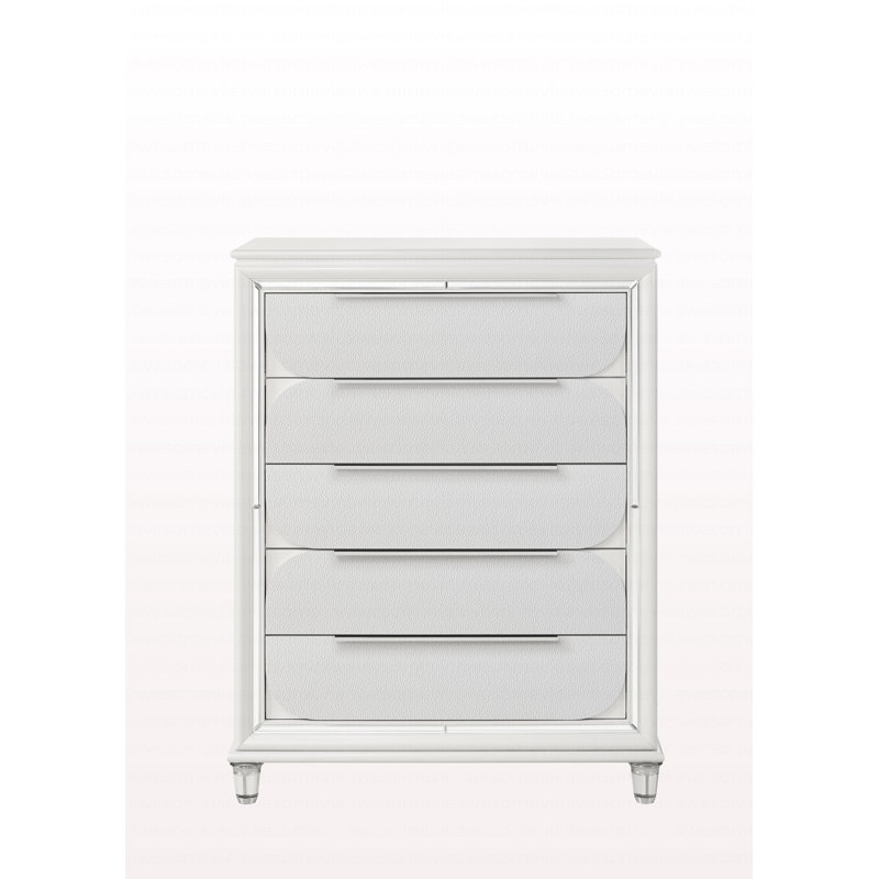 Commode blanche de style moderne