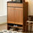 Modern Cherry Solid Wood Shoe Storage